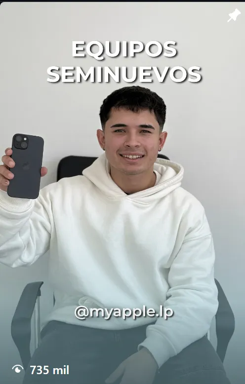Reel "Equipos seminuevos" para MyApple.lp