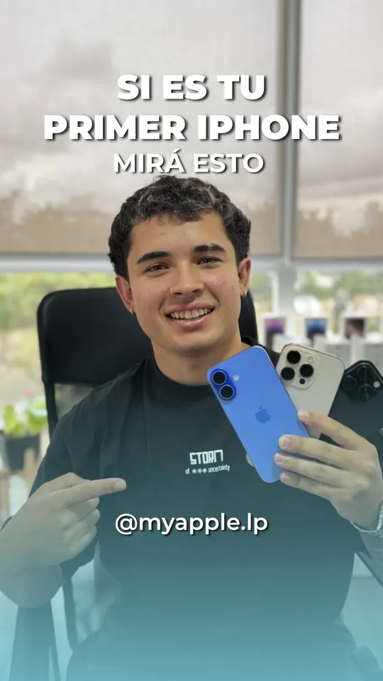 Reel "Si es tu primer iPhone, mirá esto" para MyApple.lp